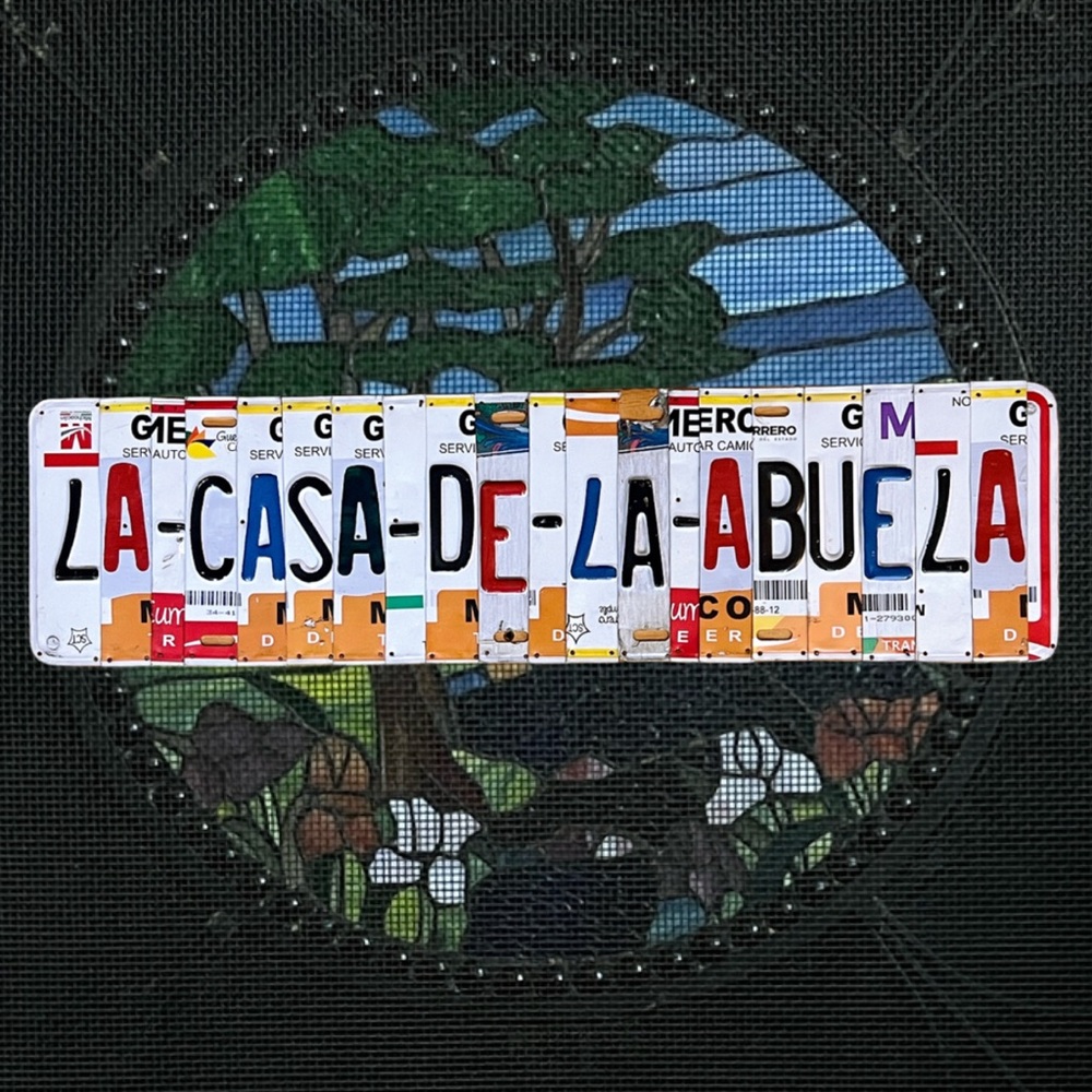 Vintage License Plate La‎ Casa De La Abuela Grandma’s House Ready To Hang